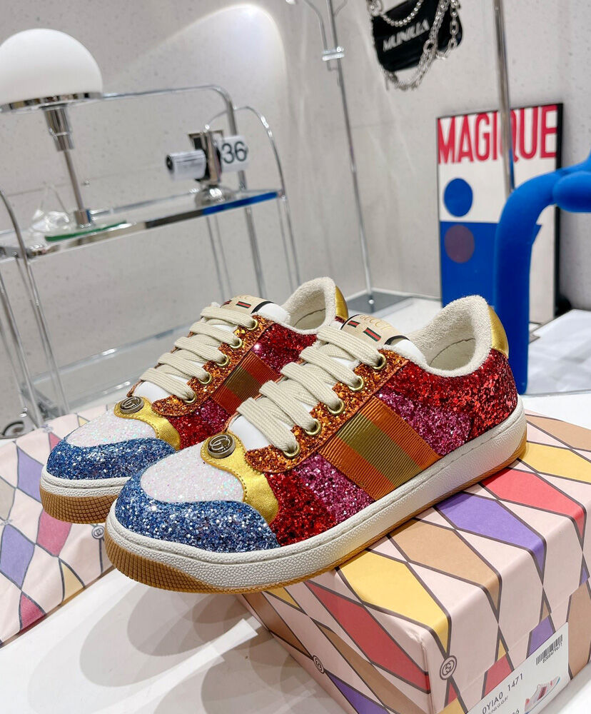 Screener Glitter Sneakers