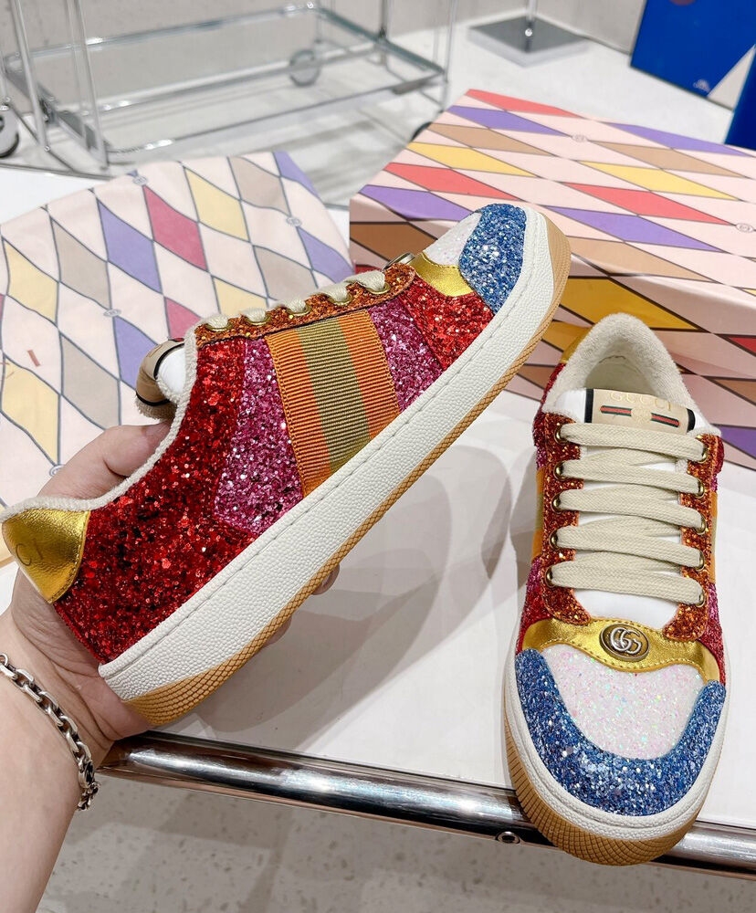 Screener Glitter Sneakers