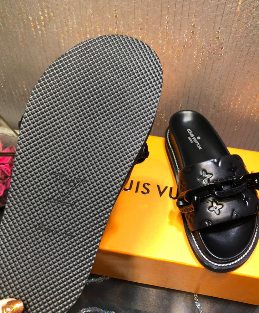 LV Sunset Flat Comfort Mules