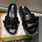 LV Sunset Flat Comfort Mules