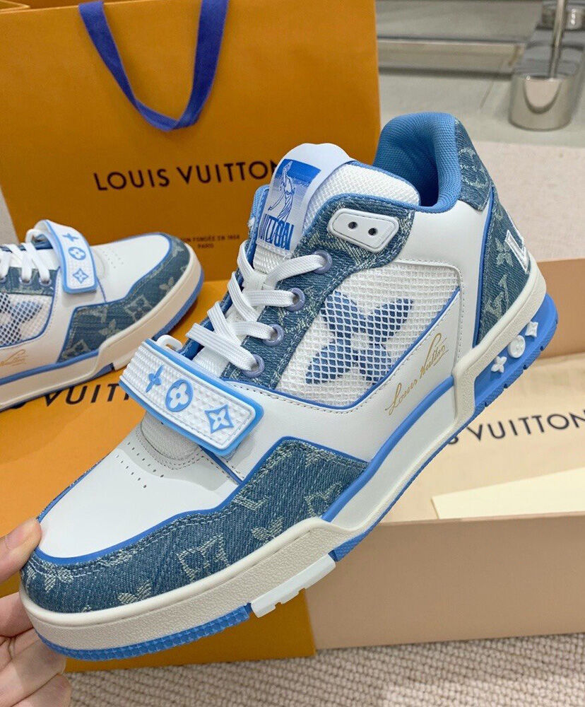 Virgil Abloh Adds Denim Monogram Uppers To The Louis Vuitton 408