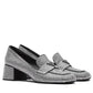 Satin Loafers With Crystals - MarKat store