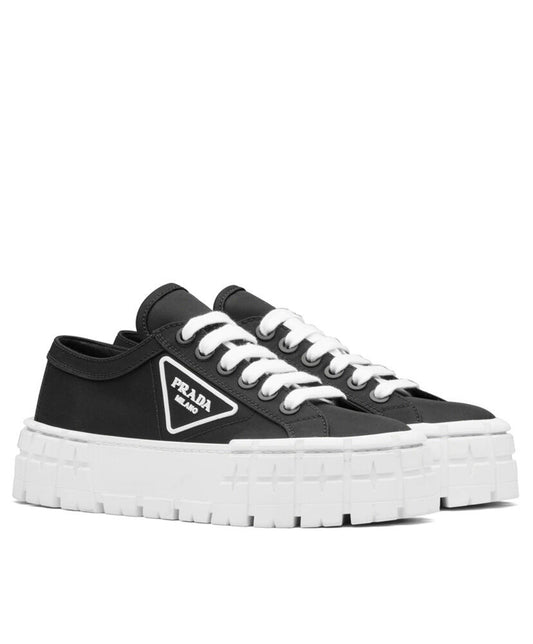 Double Wheel Nylon Gabardine Sneakers