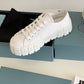 Double Wheel Nylon Gabardine Sneakers