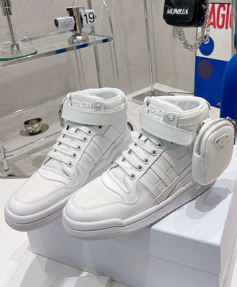 adidas For Prada Re-Nylon Forum High-top Sneakers