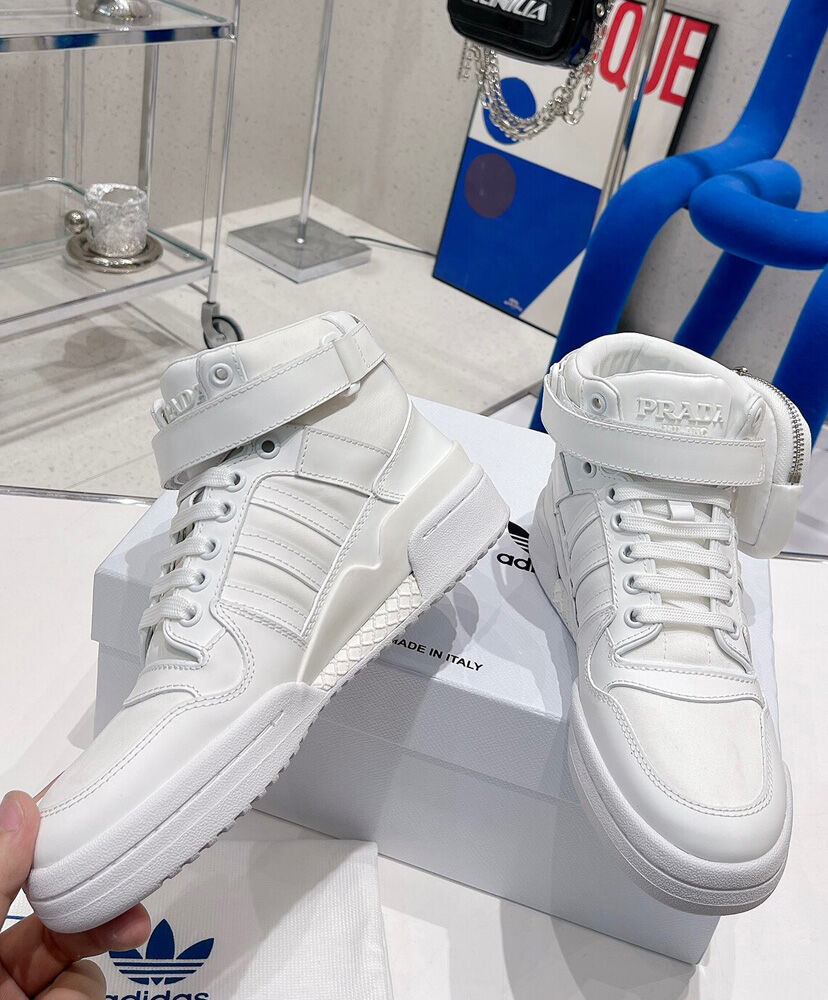 adidas For Prada Re-Nylon Forum High-top Sneakers