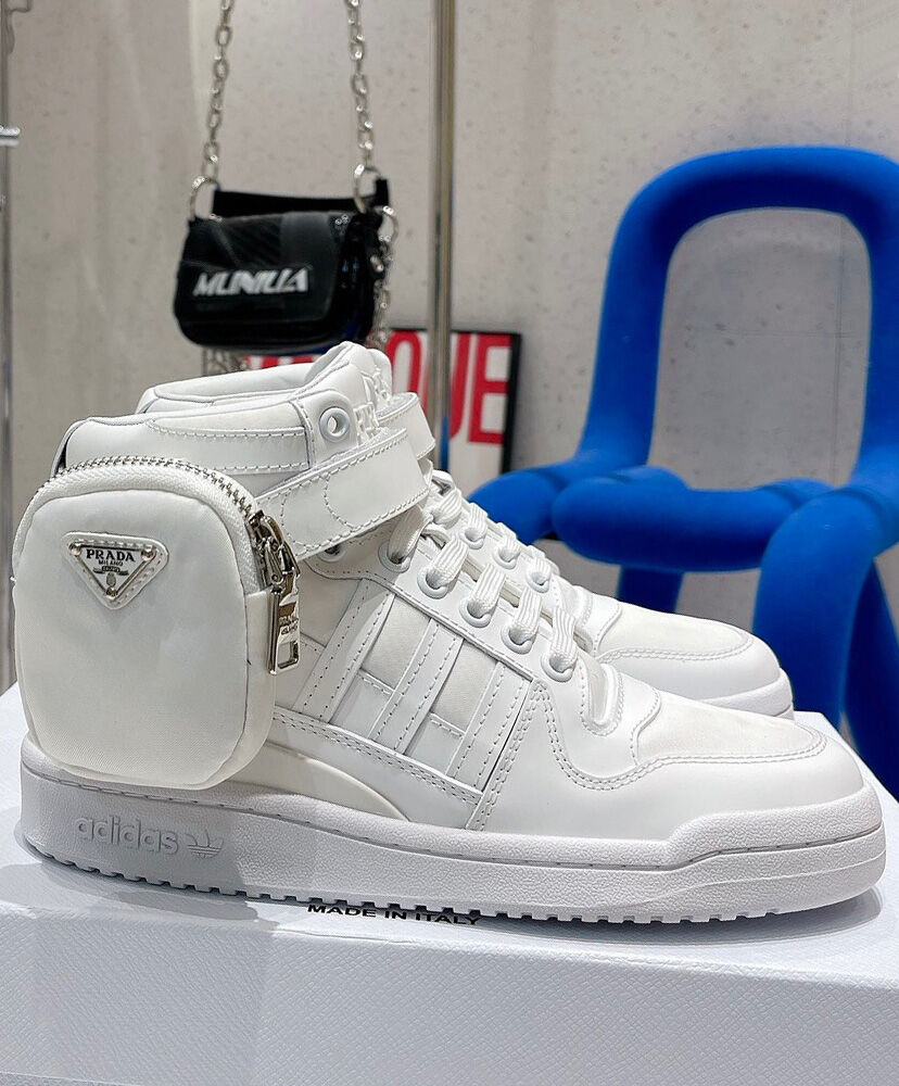 adidas For Prada Re-Nylon Forum High-top Sneakers