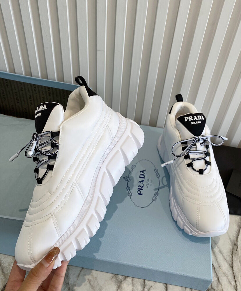 Prada Rush Gabardine Re-Nylon Sneakers