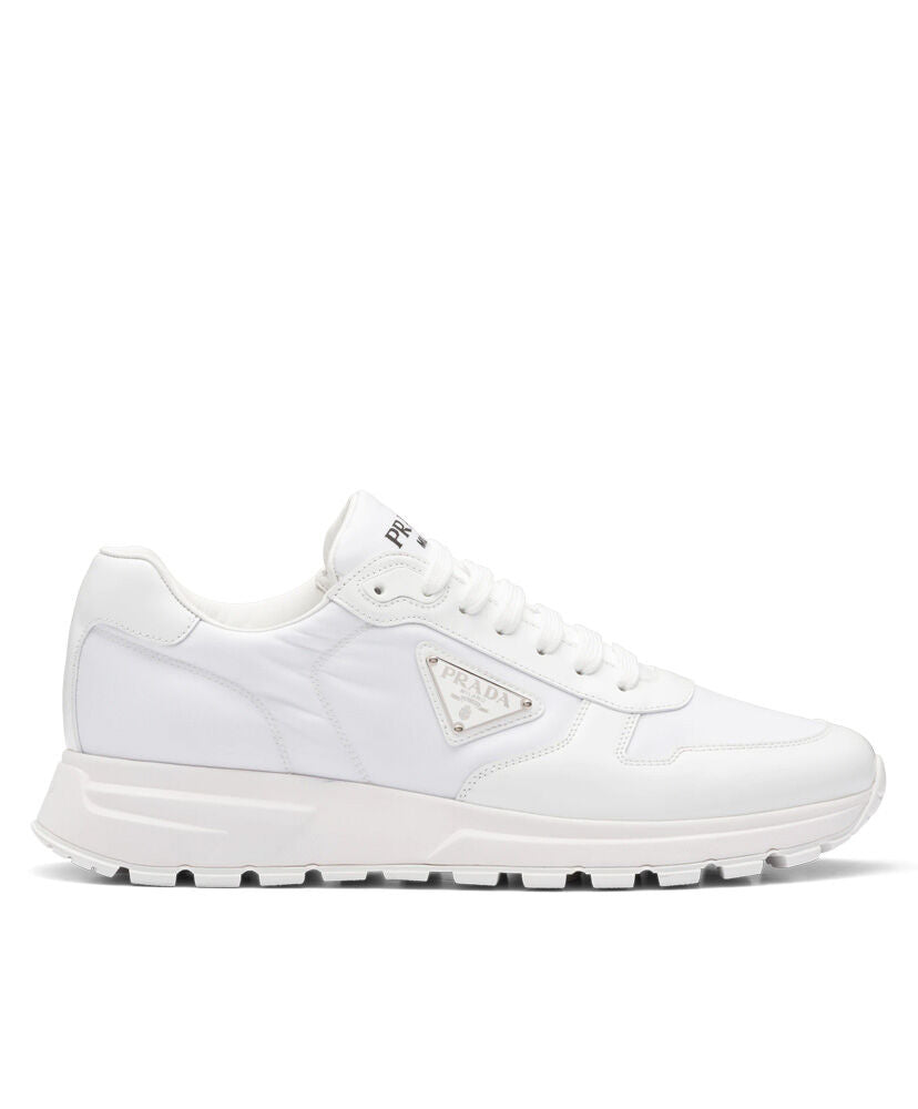 Prada PRAX 01 Re-Nylon And Brushed Leather Sneakers