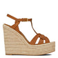 Tribute Leather Wedge Espadrille Sandals