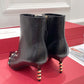 Rockstud Kidskin Ankle Boot With Sculpted Heel 70 MM