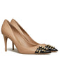 Rockstud Alcove Pump In Kidskin And Patent Leather 90 MM - MarKat store