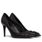 Rockstud Alcove Pump In Kidskin And Patent Leather 90 MM - MarKat store