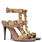 Roman Stud Calfskin Sandal 100 MM