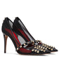 Rockstud Alcove Patent-leather Pump 100 MM - MarKat store